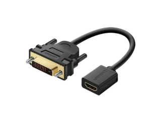 DVI male to HDMI female adapter cable