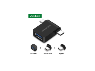 Ugreen Micro USB+ USB-C to USB 3.0 OTG Adapter