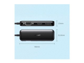 Ugreen USB-C To VGA+HDMI+DP Converter
