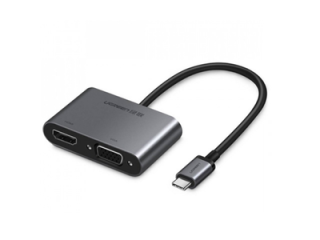 Ugreen USB-C To HDMI+VGA Converter With PD