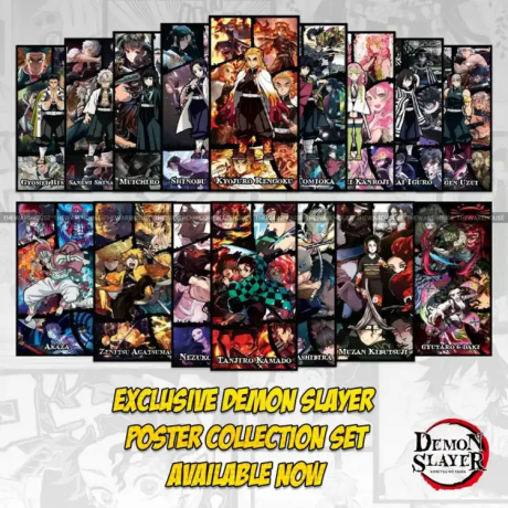 demon-slayer-wall-poster-collection-akaza-and-daki-updated-16piece-durable-hard-paper-poster-set-big-0