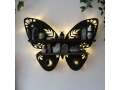 led-butterfly-shelf-beautiful-wooden-wall-art-easy-to-install-home-decor-double-layer-shelves-in-brown-2ft-small-0