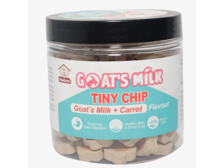 Goat's Milk + Carrot Flavored Tiny Chips Dog Snacks 220gm