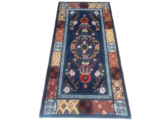 HandKnotted Nepali Woollen Carpet 100 Knots-92 Cm x 194 Cm