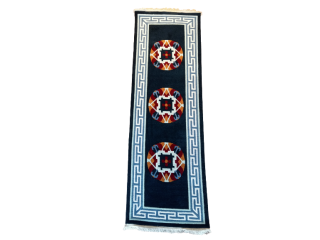 Handknotted/Handmade Nepali Woolen Carpet-Galaicha 60 Knots 60 Cm x 180 Cm