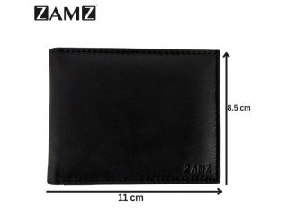 Zamz Genuine 100% Slim Leather Wallet For Men