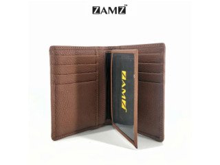 Zamz Premium Quality Genuine Leather Billbook License Cardholder Wallet For Men | Fashion Leather Wallet For Men