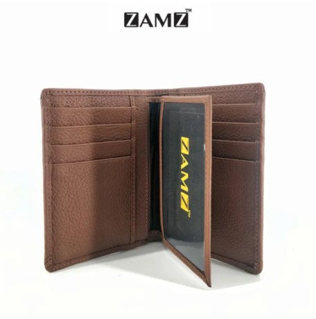 zamz-premium-quality-genuine-leather-billbook-license-cardholder-wallet-for-men-fashion-leather-wallet-for-men-big-0