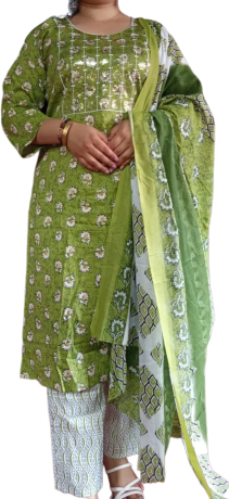 cotton-kurthi-set-green-big-0