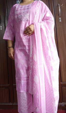 cotton-kurthi-set-pink-big-0