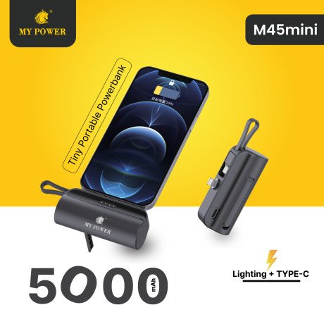 my-power-5000mah-tiny-portable-powerbank-10w-charging-emergency-powerbank-m45mini-big-0