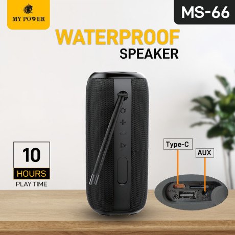 my-power-high-bass-speaker-ms66-waterproof-ipx6-portable-bluetooth-speaker30w-fabric-finishingblack-colour-big-0