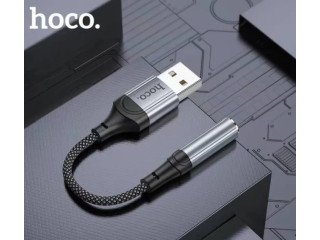 HoCo Ls36 USB TO Aux 3.5mm Female Short Cable 12 Cm External Sound Card