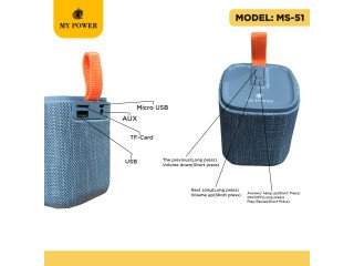 MY POWER Portable Bluetooth Speaker MS51