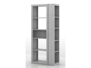 COMO HI GLOSS BOOKSHELF 80CM WT#01