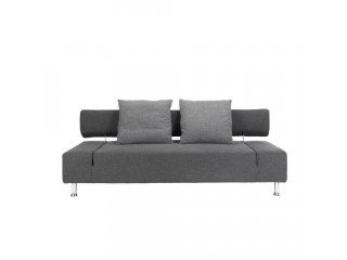 NAOMI/P FABRIC SOFA BED DGY NATP