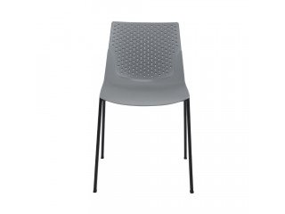 CANADY DINING CHAIR GY/BK
