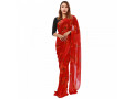 womens-floral-printed-chiffon-saree-with-no-blouse-small-0