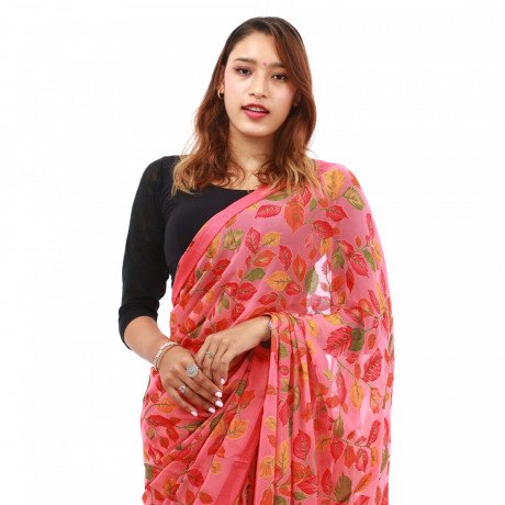 womens-printed-chiffon-saree-with-unstitched-blouse-piece-big-2