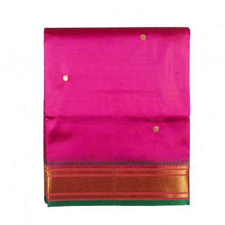 semi-paithani-with-plain-design-saree-for-women-big-0