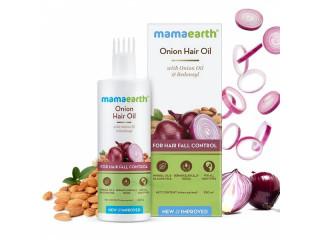 Mamaearth Onion Hair Oil for Hair Regrowth & Hair Fall Control, 250ml