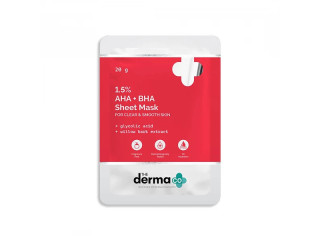 Derma Co. 1.5% AHA + BHA Face Serum Sheet Mask