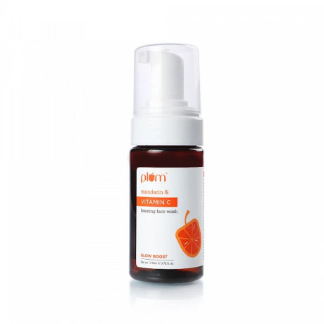 plum-vitamin-c-foaming-face-wash-with-mandarin-for-glowing-skin-gentle-cleansing-110ml-big-0