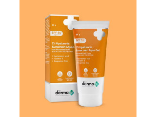 The Derma Co. 1% Hyaluronic Sunscreen Aqua Gel - 80gm