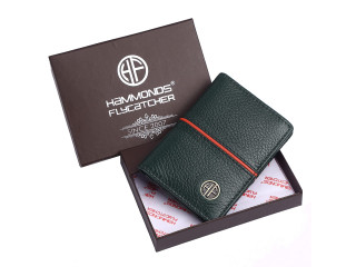 Hammonds Flycatcher Grey Unisex Genuine Leather Card Holder (cc601 GH)