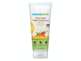 Mamaearth Ultra Light India Sunscreen SPF50 PA+++ - 80gm