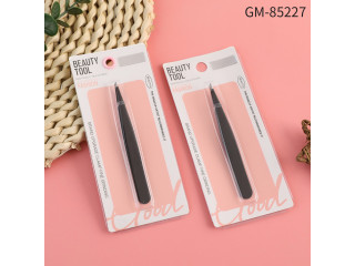 Chinese label GM-85227 Single black pointed eyebrow clip