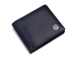 Hammonds Flycatcher Blue Genuine Leather Wallet for Men (HF 593 BNL)