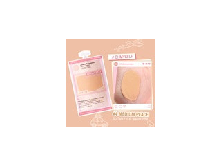 Pink Flash-F05 Lasting Matte Mini Foundation, Shade/Color: #4 Medium Peach