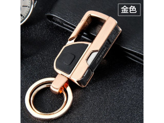 Multi-Function Keychain Pendant Portable Stainless Steel Nail Clipper, Color: Gold