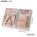 black-18-piece-stainless-steel-nail-clipper-set-color-pink-big-0