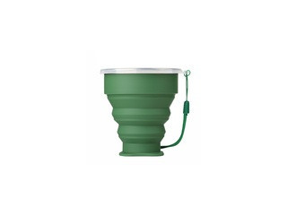 Portable Silicone Cup, Color: Green