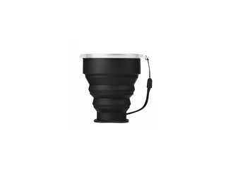 Portable Silicone Cup, Color: Black