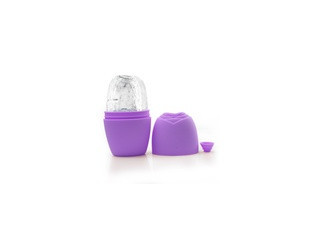 Ice Grid Face Roller, Color: Purple