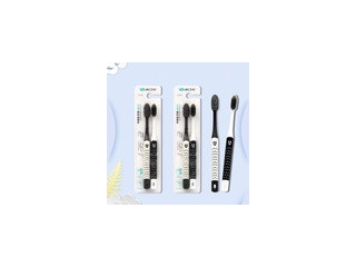 Black and white fluffy silk toothbrush -Y770