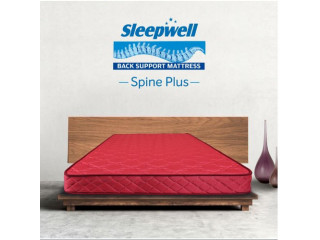 Spine Plus Sleepwell Mattress with 6 thick and size(78×60)