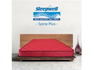 Spine Plus Sleepwell Mattress with 6 thick and size (78×72)