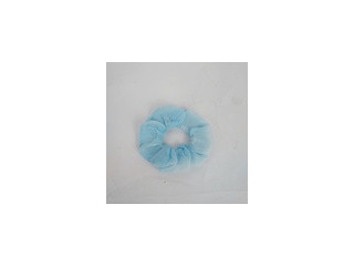 Hair Tie Scrunchie Color: Sky Blue