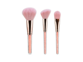 Crystal Makeup Brush (3 Pcs)