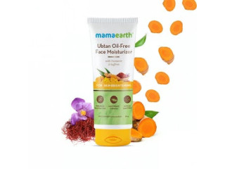 Mamaearth Ubtan Oil-Free Face Moisturizer with Turmeric & Saffron for Skin Brightening â€“ 80 ml Brand: Mamaearth