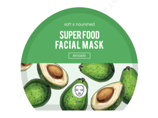 Super Food Facial Sheet Mask(Avocado) Brand: CC Brand