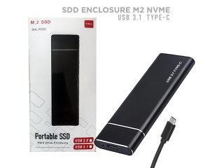 USB 3.1 "type C" NVME SSD SHL-R320 Portable SSD Hard Drive Enclosure