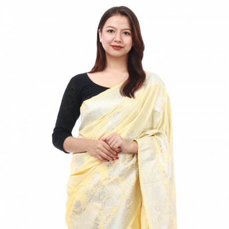 womens-printed-dola-silk-saree-with-blouse-piece-big-2