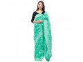 womens-foil-printed-dola-silk-saree-with-unstiched-blouse-piece-small-0