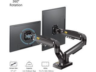 NB North Bayou Dual Monitor Stand for Two Screens 17-27 Inch F160