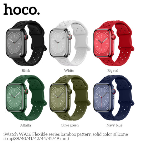 iwatch-wa16-flexible-series-bamboo-pattern-solid-color-silicone-strap384041mm-dark-blue-big-0